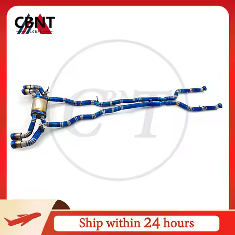 CBNT G90 M5 Valvetronic Exhaust High Performance Titanium for BMW M5 G90 G99 S68 4.4TT V8 Valved Cat
