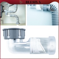 blesiya Sink Drain Pipe Pipe Connector PVC Tube Connector Dishwasher Clear Professional
