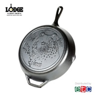 Lodge Wildlife Series Cast Iron Skillet - Bear (12"/30.48 cm)