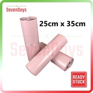 [100 Pcs] Pink Courier Bag Flyers Mailer Packaging Shipping Parcel Plastic Poslaju J&T DHL Ninja Van