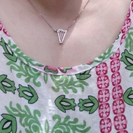 給每天彈奏豎琴的你 - 豎琴項鍊 - 925純銀音樂項鍊