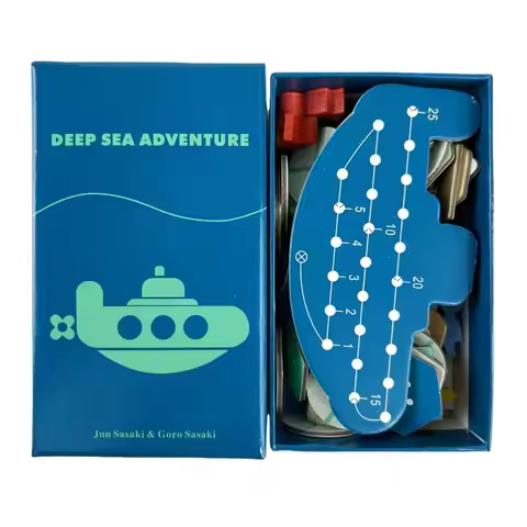 Deep Sea Adventure Game Card Strategy Treasure Hunt Game Card Casual Puzzle Board Game Strategy Card