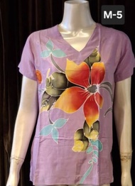 (READY STOCK) SW0088HDV Batik Handrawn Lady Blouse Batik Handmade Lady Blouse Batik Malaysia