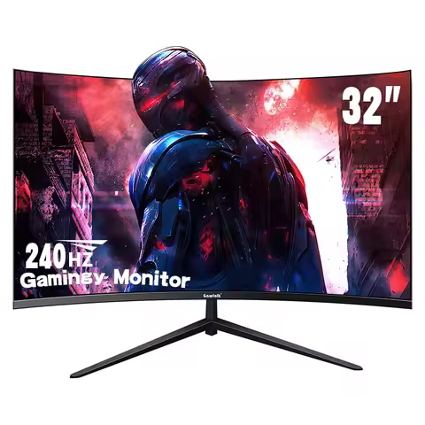 Gawfolk 32 Inch Curved Gaming Monitor 240Hz, 1800R PC Monitor Full HD 1080P, Frameless Computer Disp