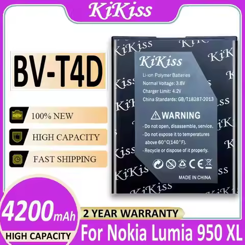 4200mAh Mobile Phone Battery Reliable Replacement For Nokia Lumia 950 XL Cityman 940 XL RM-1118 BV-T