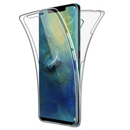 Huawei P30 Pro P30 Lite 360 Double Silicone Case Clear Cover Mate 20 Pro Lite