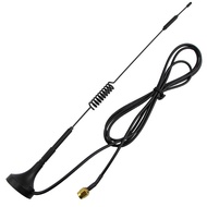 A7 CDMA/GPRS/GSM/3G/4G LTE MAGNET BASE ANTENNA 32cm 3M/5M CABLE ( SMA / TS9 / CRC9 ) Ready Stock Mal