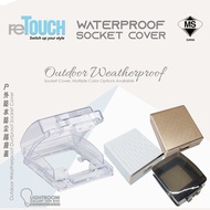 Himel Outdoor Waterproof Socket Cover ReTouch Weatherproof Transparent Cover