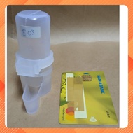 E03 - set of 10 water pipes for crested birds, warblers, thick opaque plastic, model number 3