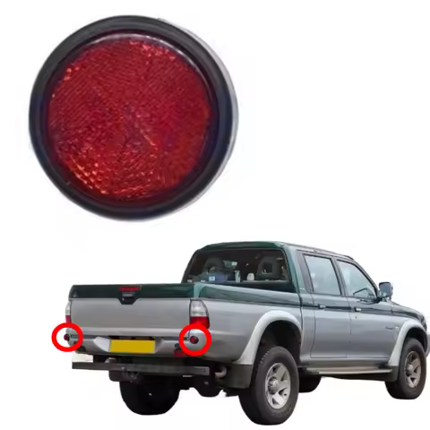 1 Piece Rear Bumper Reflector Light For L200 Triton 3 Pickup MK 96-07 Marker Reflector MR109135 MR10