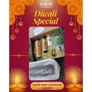 Good Bad Azhagan Combo : Onion Hair Oil + Onion Hair Shampoo + Neem Face Wash + Free Washbag, Hair O