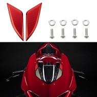 【Spot goods】 Motorcycle Block OFF Plate Rear View Mirror Hole Cover Mirror Chassis Code Cap Base Block Accessories for Ducati PANIGALE V4R/S Brand new