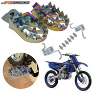 Dirt Bike Foot Pegs Motorcycle Footpegs CNC Footrest Pedals Replacement Set For Yamaha YZ 125/250/25