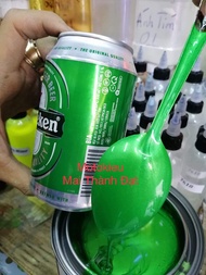 Màu Sơn Xanh Heniken ( Sơn oto xe máy ) Đóng lon tuỳ chọn