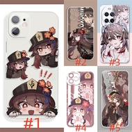 For Redmi Note 9 9S 12 10 11 10S 11S 9A 9C 9T Pro Turbo 12S 4G 5G SG2 transparent Phone case Genshin