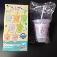 BANDAI - 一番賞 BT21 ART 5週年 D賞 膠水杯 冷飲杯 週邊餐具 (紫) AA04949