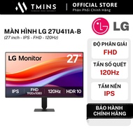 LG 27U411A-B Monitor (27 inch - IPS - FHD - 120Hz) | Ultra-thin 4-sided design - Genuine