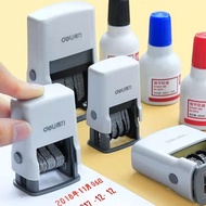 Powerful Date Stamp Quick-Drying Handheld Digital Number Stamp Wheel Stamp Coder Bank Adjustable Mon
