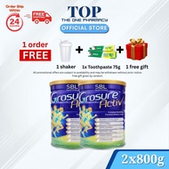 Grosure Activ Vanilla Flavour (800g/2 x 800g) [Free Shaker + 1 Toothpaste + 1 Gift]
