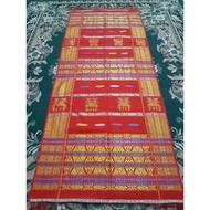 MERAH Uis Nipes Red Bridal Karo Full Silk Original Crystal Thread