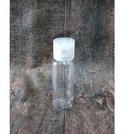 20ml clear bottle 20/ ML - FLIPTOP (Min 5pc) travel bottle