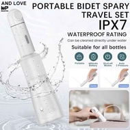 WP[In Stock] Bidet Spray Set 4000mAh Portable bidet spray travel Waterproof Portable Bidet Travel El