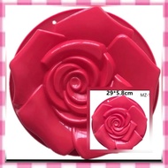 MAWAR 3D large rose flower baking pan silicone
