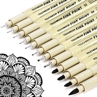 Set of 12 Professional Drawing Pens, Comic Pens, Art Pens, Calligraphy Pens, Brush Pens, Writing Pen