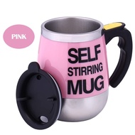 Large Capacity 450ml Self Stirring Mug Durable Electric Auto Mixing Stainless Steel Cup Milk Hot Cho
