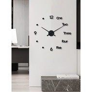 DIY Perforated Wall Clock Household Clock Wall Clock Living Room Modern Minimalist Wall Decoration D