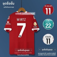 《823》Liverpool Home Away Player Version Football Jersey Short Sleeve Polyester Fiber Sports Uniform