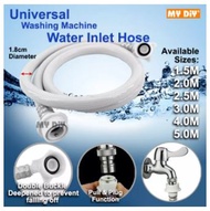 MYDIYSDNBHD - Washing Machine Inlet Hose Universal Washing Machine Pipe Inlet Hose With Connector