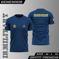Dishub T-shirt/Ministry of Transportation T-shirt Brazilian Dryfit Material/Ministry of Transportati