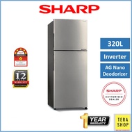 Sharp 3222MSS 320L Inverter Refrigerator Fridge Peti Sejuk