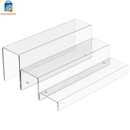 3 Tiers Bar Shelves for Liquor Bottle Clear Display Rack Stand for Figure Pop Cupcake SHOPSKC5313