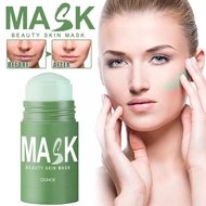 TIn Stock  Girl Green Tea Mask Deep Cleaning Mud Oil Clay Masks Care Control Stick Anti-Acne Eggplant Purifying Mask U2G8