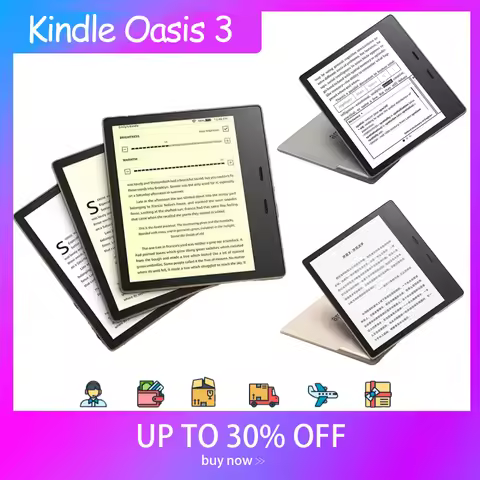 Original Used eBook Reader Kindle Oasis 3 E-reader 7" 300PPI Waterproof 8GB/32GB Adjustable Warm Lig