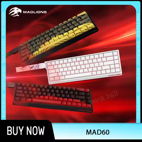 FGG Madlions MAD60/68 HE Mad 60he Magnetic Switch Mechanical Keyboard Wired Madcatz Mad 68he Valoran