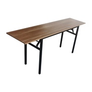 G.House Online TABIO โต๊ะพับอเนกประสงค์ รุ่น FOLDY-03 ขนาด 45x180x73 ซม. สีดาร์กโอ๊ค ของแท้