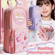 CUTE 3D MULTI-COMPANIMENT PENCIL CASE LARGE CAPACITY HAPPY TIME / PENCIL CASE BIG CAPACITY HAPPY TIM