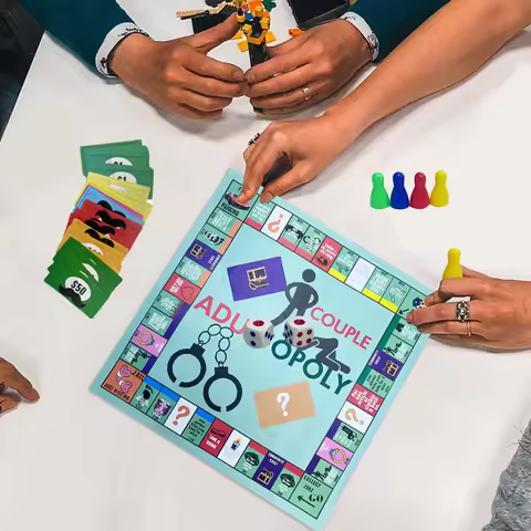 Couple Board Game Relationship Card Game Interactive Portable Couple Game 2 Player Board Game Valent