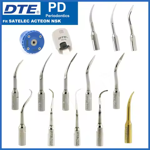 Woodpecker DTE Dental Scaler Tips PD-Series Perio Tips Fit NSK/SATELEC/ACTEON Ultrasonic Scaler