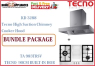 TECNO HOOD AND HOB FOR BUNDLE PACKAGE ( KD 3288 &amp; TA 983TRSV ) / FREE EXPRESS DELIVERY