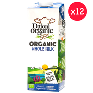 原箱 (藍色盒)MILK Daioni Organic 綠牛牛有機全脂牛奶 原箱(12 x 1000ml )  Milk Whole 3.5% Fat#新舊包裝隨機發貨