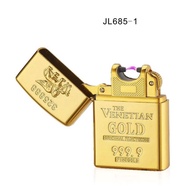 Bật lửa điện tia plasmas 1tia kiểu zipo khắc 9999 mạ giả vàng-sang trọng  độc lạ.