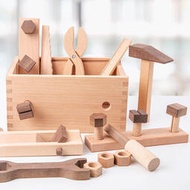 木製兒童多功能桌面遊戲擰螺絲釘拆卸組裝工具箱男女寶寶益智玩具