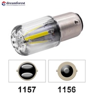 DREAMFOREST 1Pc COB 1156 1157 Car Led Signal Turn Lights Bulb BA15S P21W P21/5W LED Reverse Lamp 12V