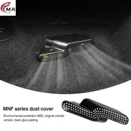 Car Accessories 2Pcs ABS BMW X1 F48 2018-21 Rear Seat Floor Air Conditioner Duct Vent Outlet Grille Trim Cover Sticker