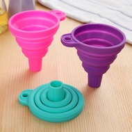 Mini and Portable Silicone Foldable Funnel Practical Collapsible Funnel