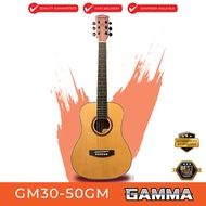 GAMMA 30 inch ( 1/4 ) Acoustic Travel Guitar / Mini Guitar ( GM30-50 / GM30 50 )